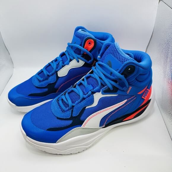 Size 8 - Men’s PUMA Playmaker Pro Mid Persian Blue (377902-08) main image 8